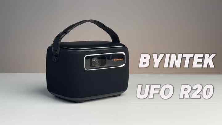 BYINTEK R20 Max - Portable 4K Projector with Built-in Battery