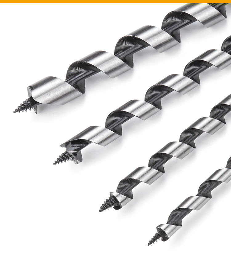 dingqi最佳六角摇高碳钢麻花螺旋钻钻头,用于木材深光滑清洁钻孔