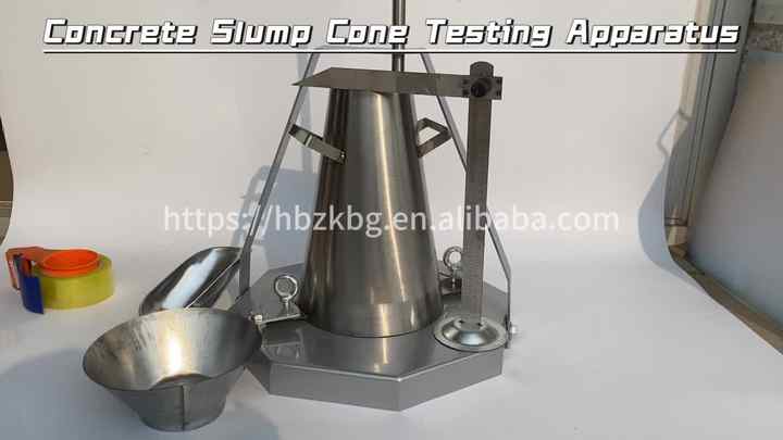 Concrete Slump Cone - Test Freshly Mixed Concrete Flow
