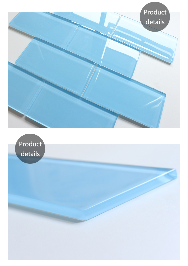 Glass Mosaic Pool Tile 8Mm White  For Swimming Pool 300x300mm