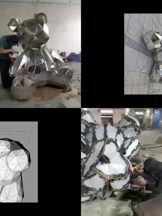 ライフサイズ金属ワイヤー製走る馬の彫刻 - アート＆コレクション用