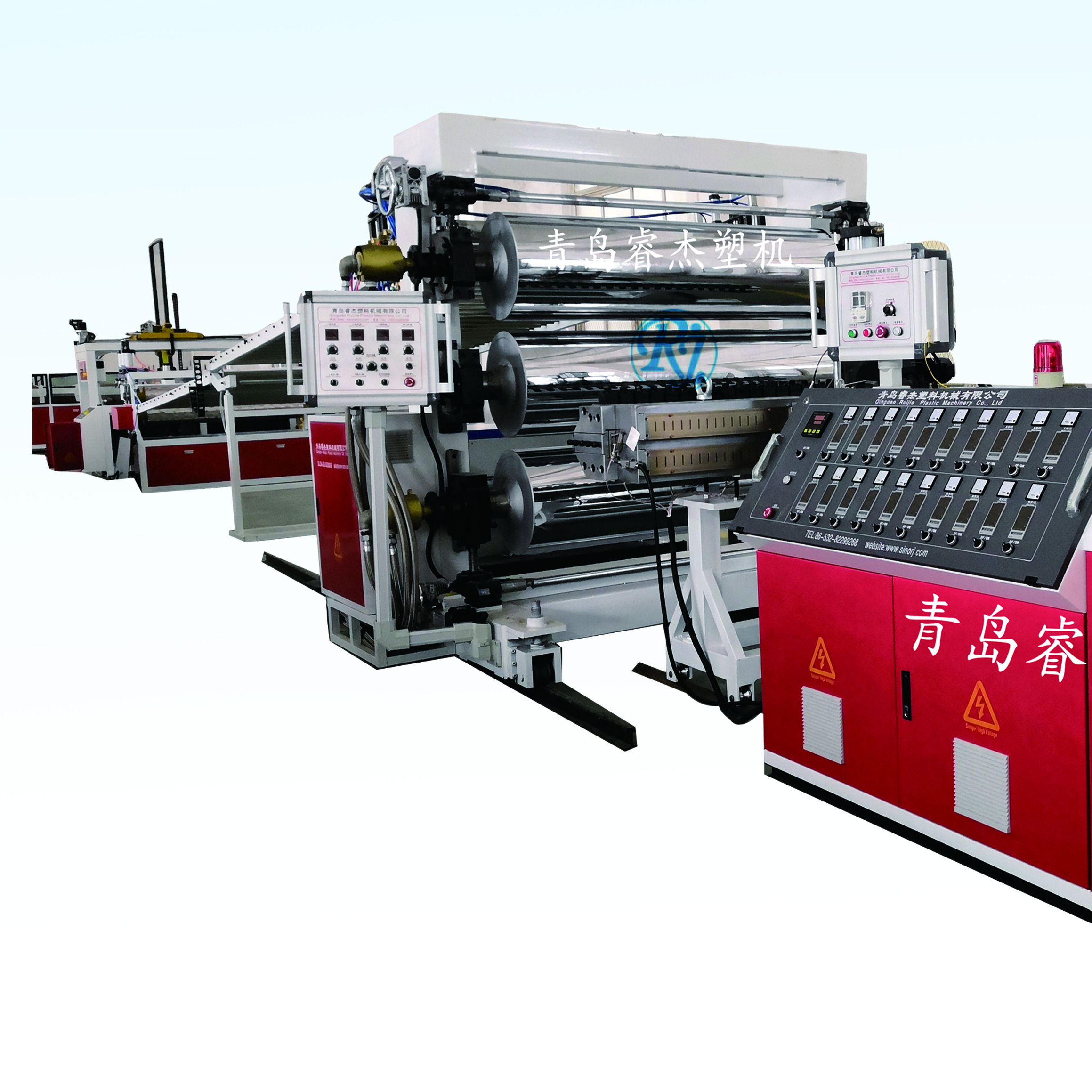 Линия по производству искусственных мраморных плит из ПВХ