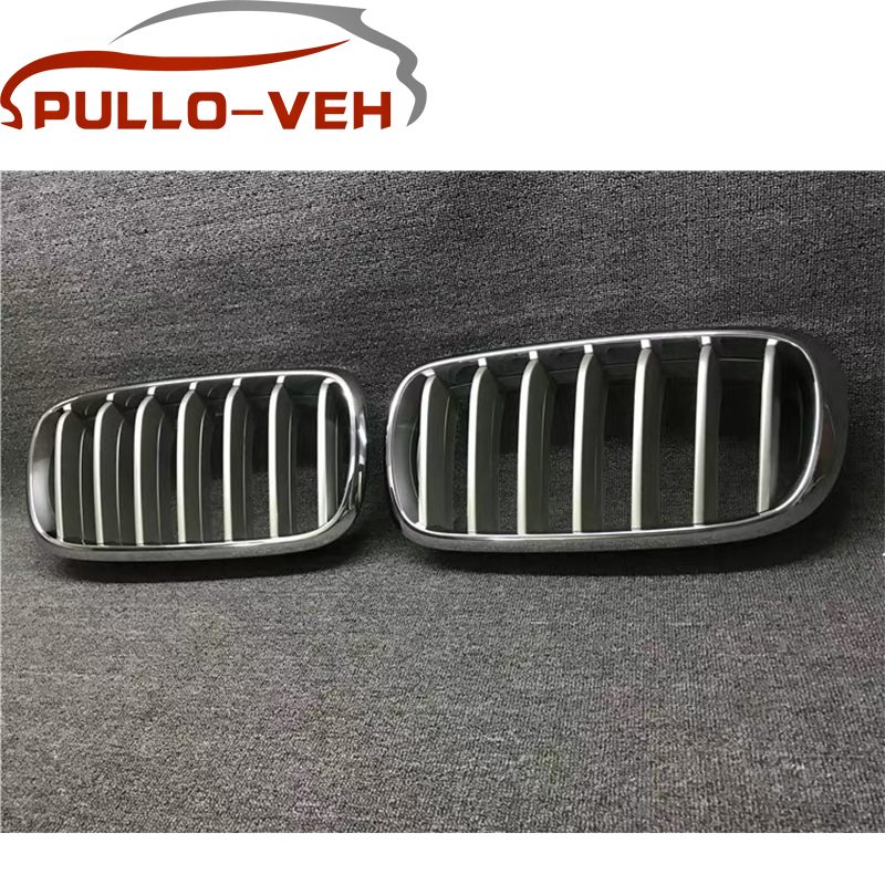 2014-2016 TOYOTA TUNDRA TRUCK FRONT HOOD UPPER MAIN MESH GRILLE GRILL CHROME NEW