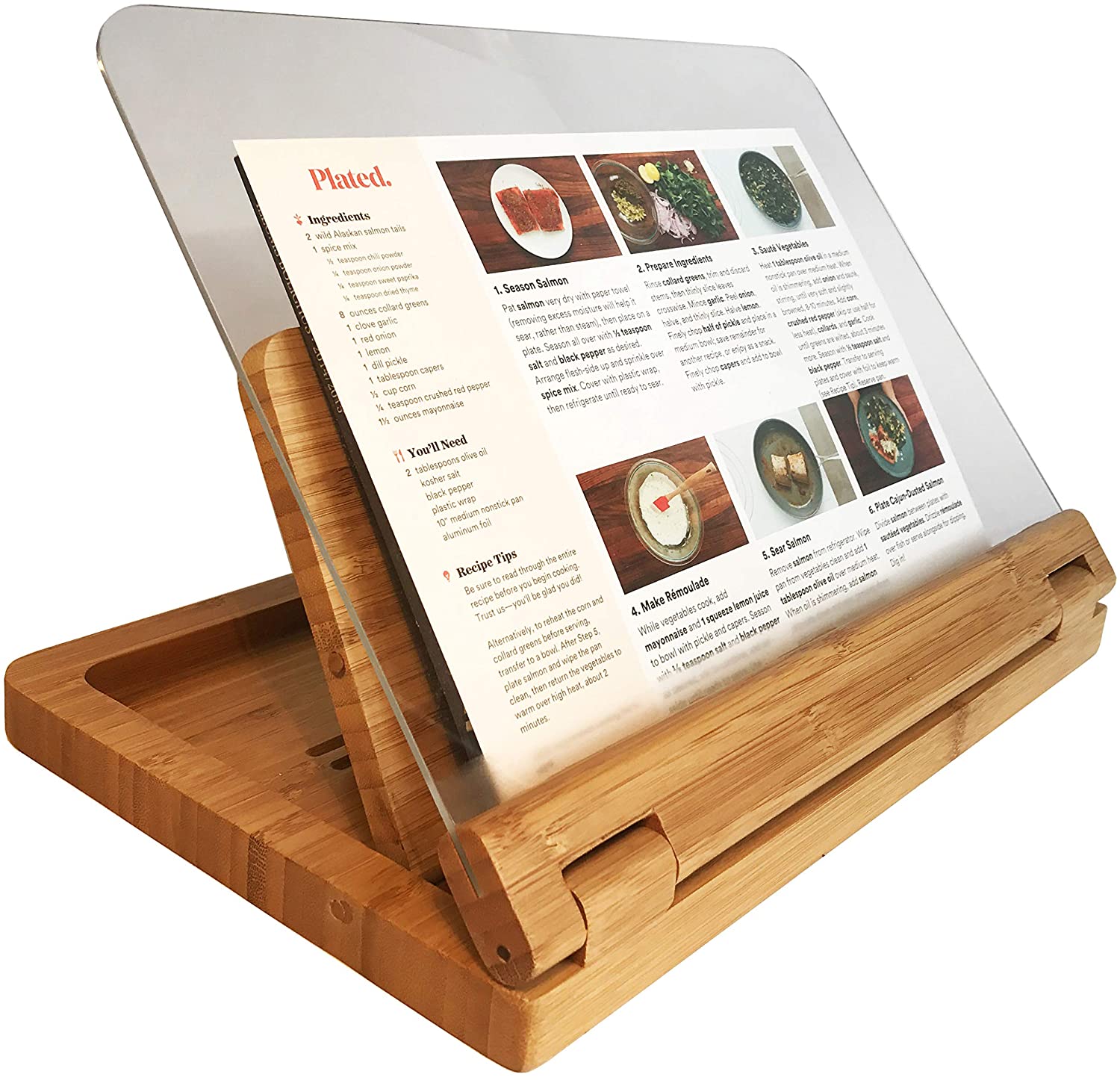 Регулируемая Настольная легкая Подставка для книг, подставка для чтения