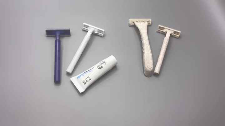 Cheap Wholesale Disposable Portable Double-blade Razor Plastic Anti ...