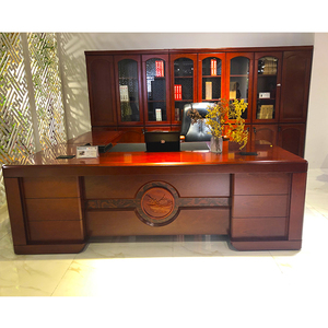 Modern Executive Leather Top Office Desk Modern Executive Leather