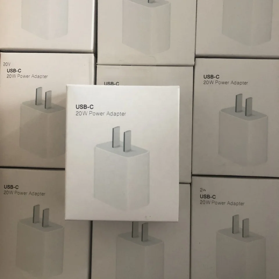 Оптовая продажа 20 Вт PD настенное зарядное устройство Быстрая зарядка Шнур зарядное устройство USB кабель для iPhone 12