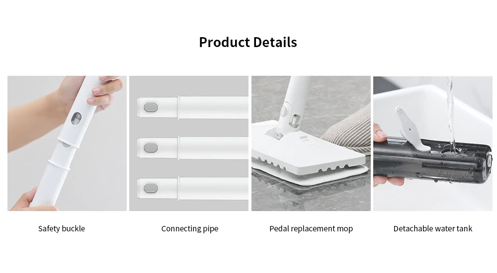 Original Deerma ZQ600 Home Multi-function Steam Vacuum Cleaner Steam mop aspirateur