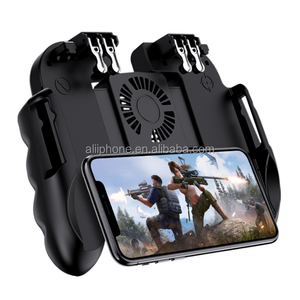 2019 hot sale mobile phone pc joystick gamepad H9 game handle with fan for pubg