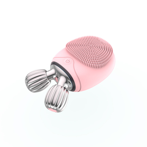 Mini Electric Silicone Facial Cleansing Brush Vibration Massage Smart Face Cleaner Beauty Tool