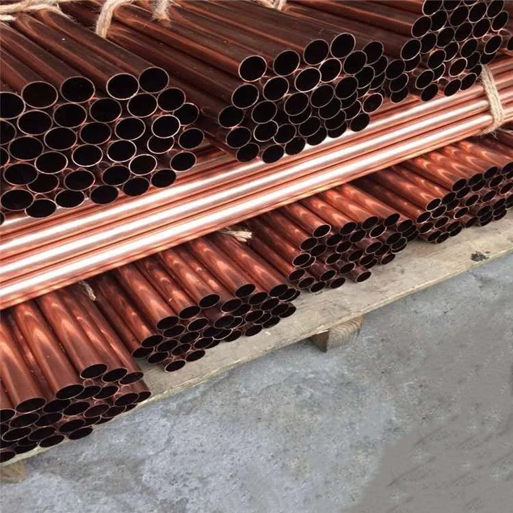 Condicionador de ar do tubo de cobre de preço de fábrica do tubo de cobre e tubulação sem emenda do cobre do equipamento de refrigeração