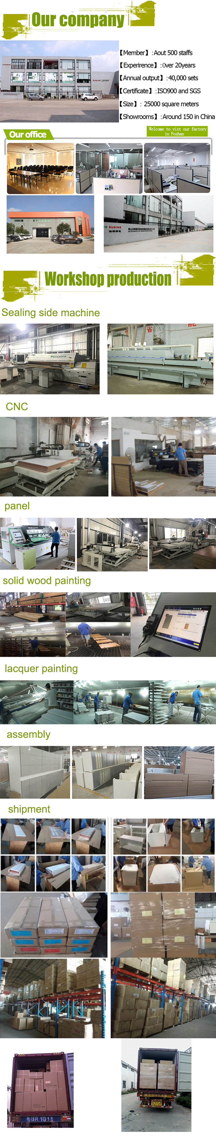 Wholesale custom modern bedroom furniture with sliding door