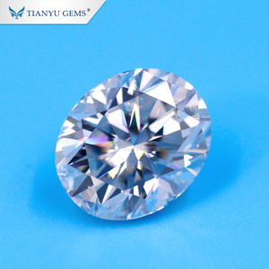 wholesale 5x7mm forever brilliant oval cut VVS eye clear lab created diamonds moissanite price
