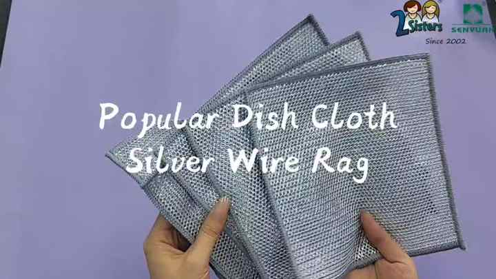 SENYUAN Double Layer Scrub Dish Cloth - Sustainable & Durable