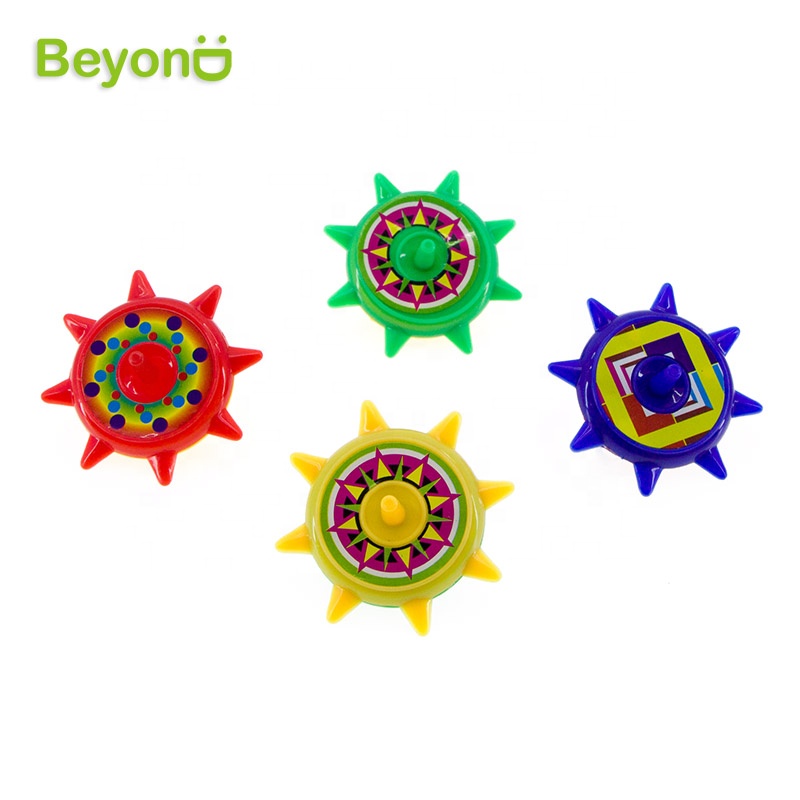 Недорогой рекламный подарок, пластиковая детская игрушка, Вращающаяся крышка