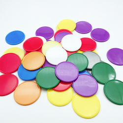 Factory Wholesale 36MM/31MM Plastic Round Board Games Set Accessories Plastic Game Coins Pieces Supplies Bingo Chips