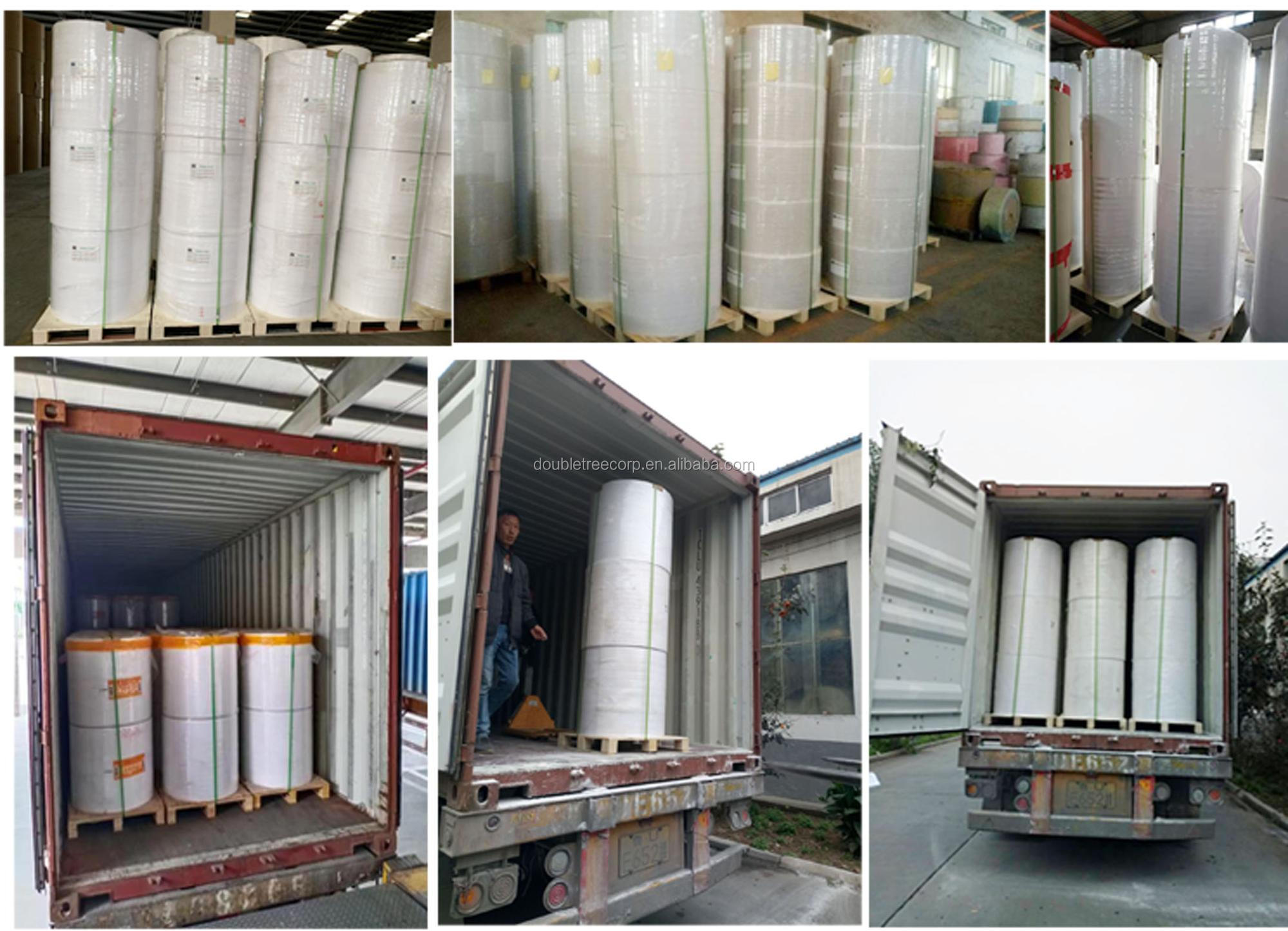 Print clear Quality-assured High performance 48g 55G 65G 70G 6000m-12000m jumbo thermal paper rolls