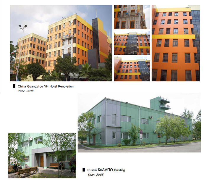 Nice design 4mm acm panel laser pattern aluminum composite plate