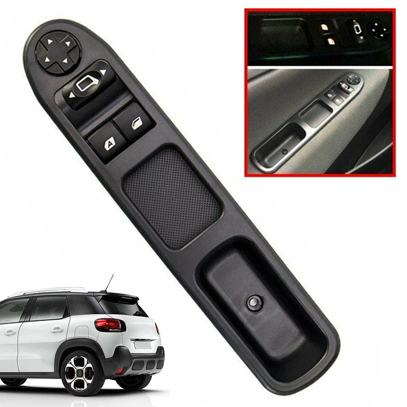 Right Power Master Window Switch For PEUGEOT 207 6554QC Control Console Button