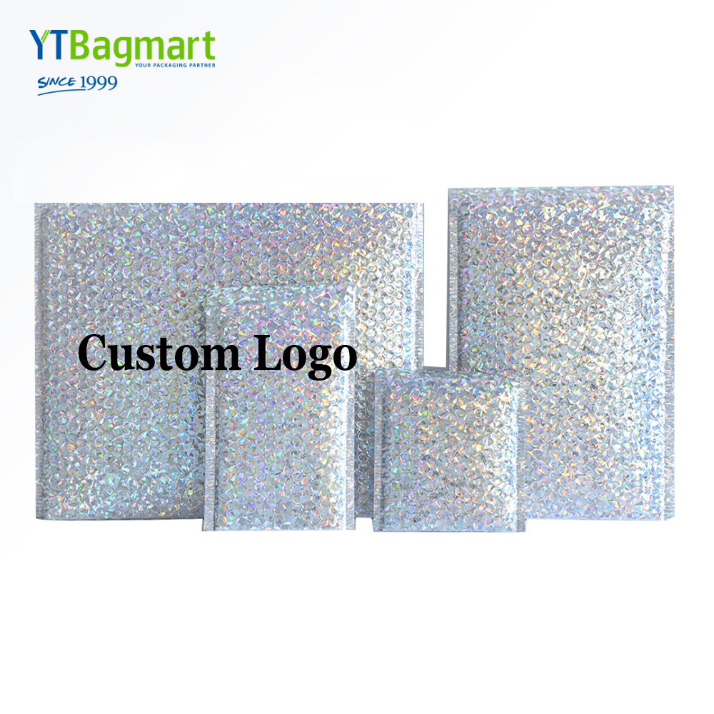 Конверты с вкладышами на заказ, упаковка для отправки, почтовые пакеты на заказ, поли голографический конверт из пузырчатой пленки