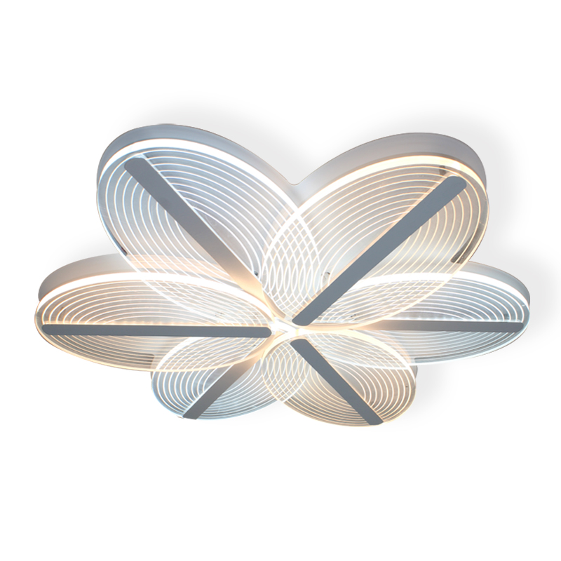 Современный светодиодный потолочный светильник с регулируемой яркостью, Крытый современный гостиной цветок потолочный светильник