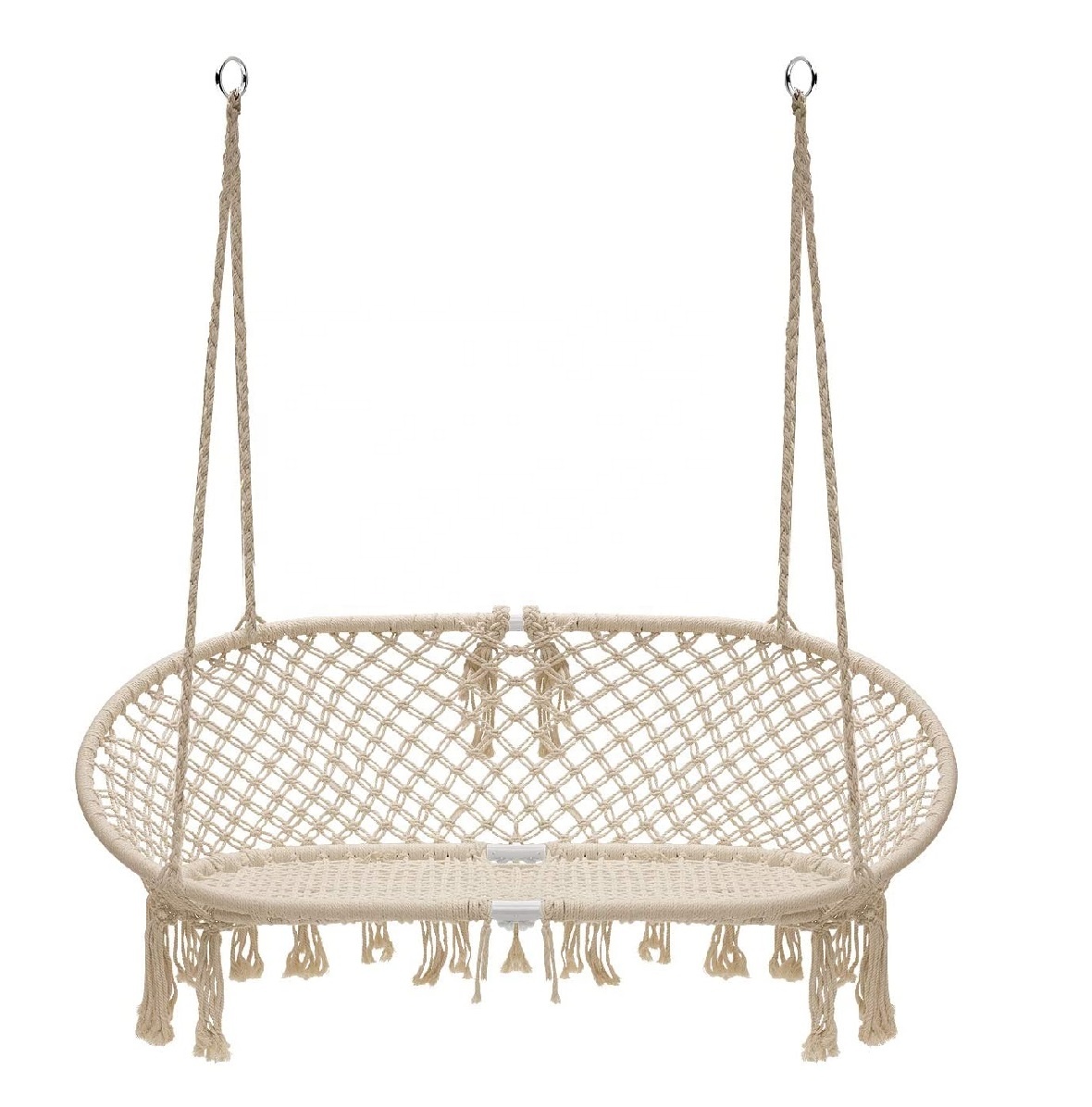 Подвесное кресло-гамак макраме для пар, оптовый продавец