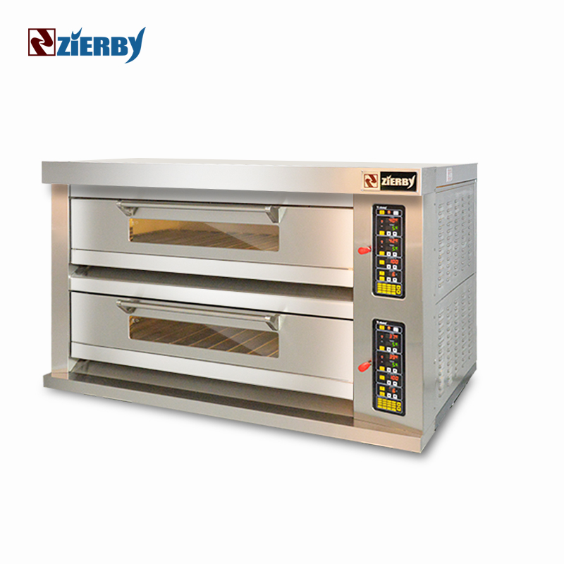 2 слоя, 6 лотков, паровые блюда для пиццы, хлеба, газовая электрическая духовка