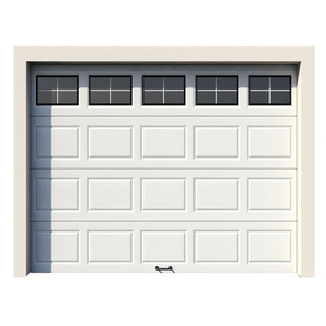 Luxury Design For Villa Hardware Vertical Bifold Aluminum Panels Garage Door