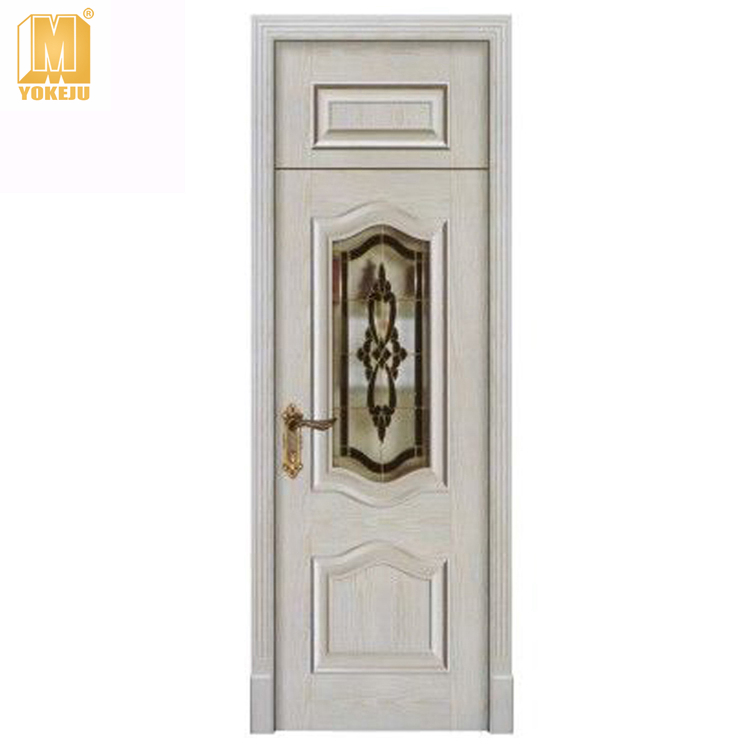 Elevated Opening While Glass Wooden Interior Bathroom Doors for Sale