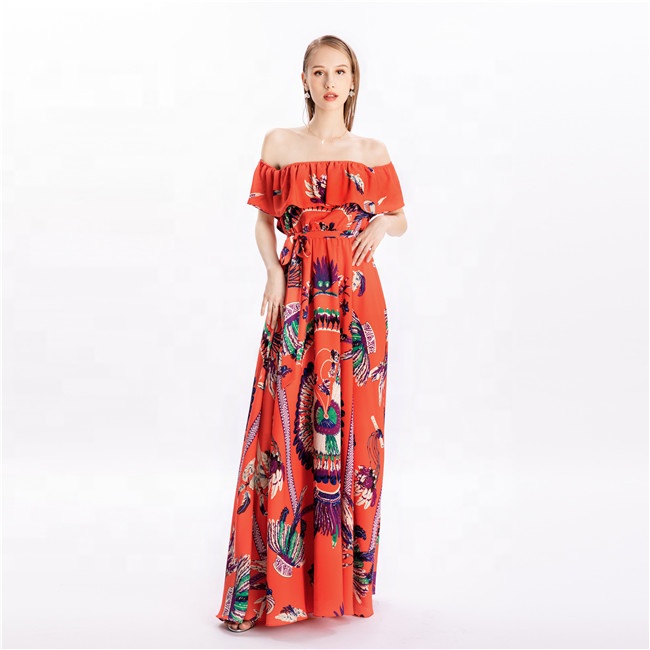 100 pcs wholesale bohemian short dresses maxi long dresses bulk cheap