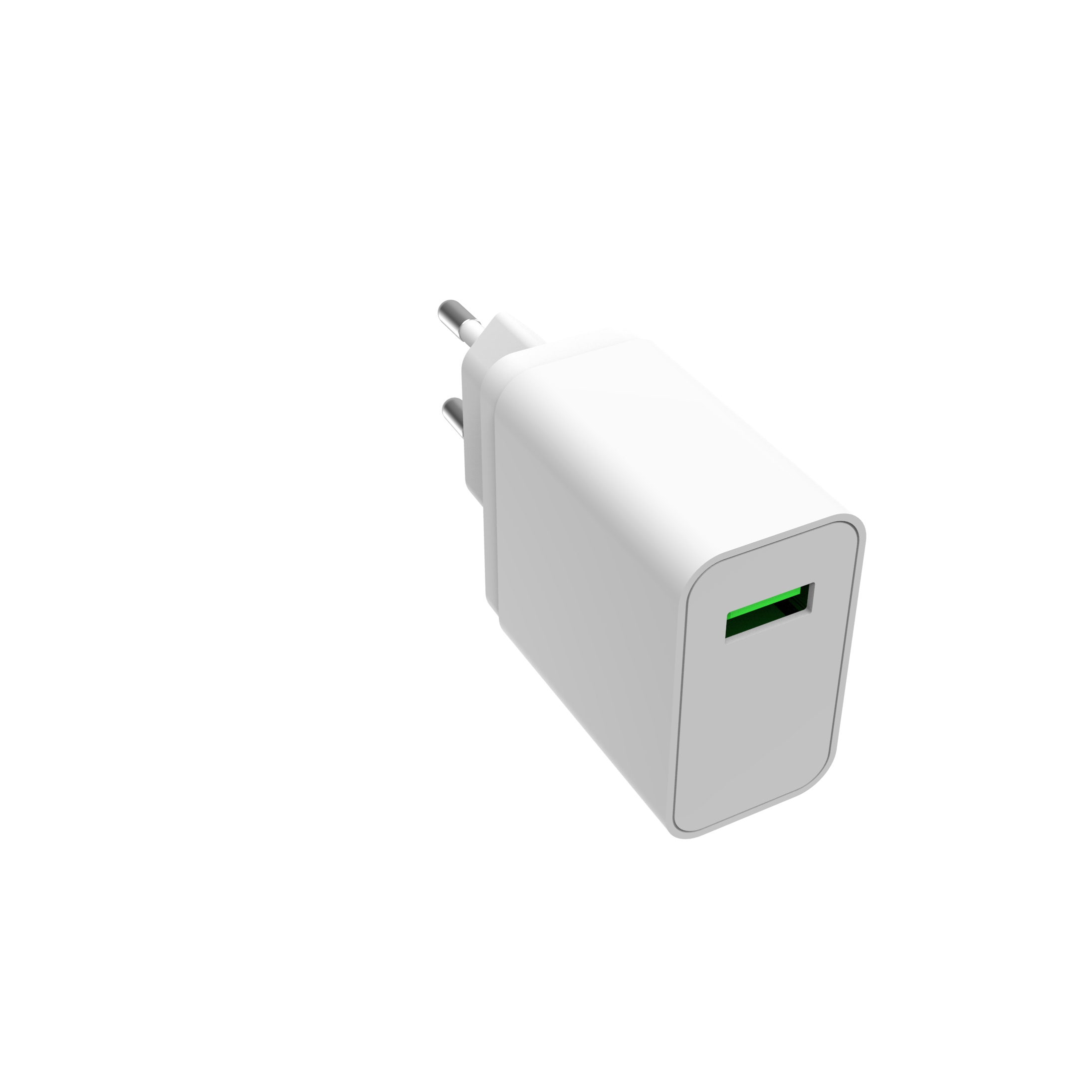 18 Вт QC зарядное устройство быстрое зарядное устройство с ультра компактным USB A настенное зарядное устройство совместимо с iPhone 11 Samsung