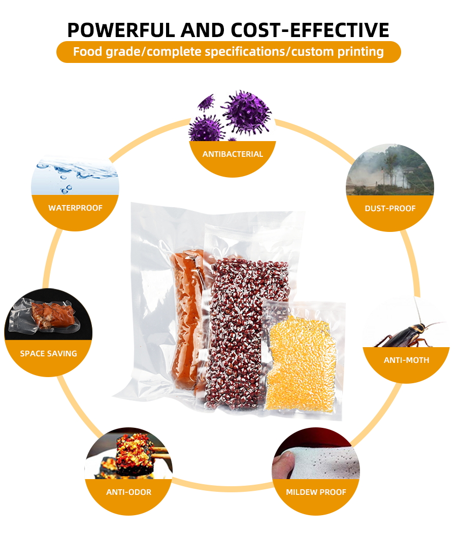 Food Grade Vacuum Sealer Packaging Bag Rolls in Pakistan 8