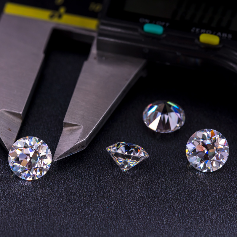 GRA 8mm Vvs Round Moissanite Manufacturer Old Europe Cutting Loose Moissanite Diamond