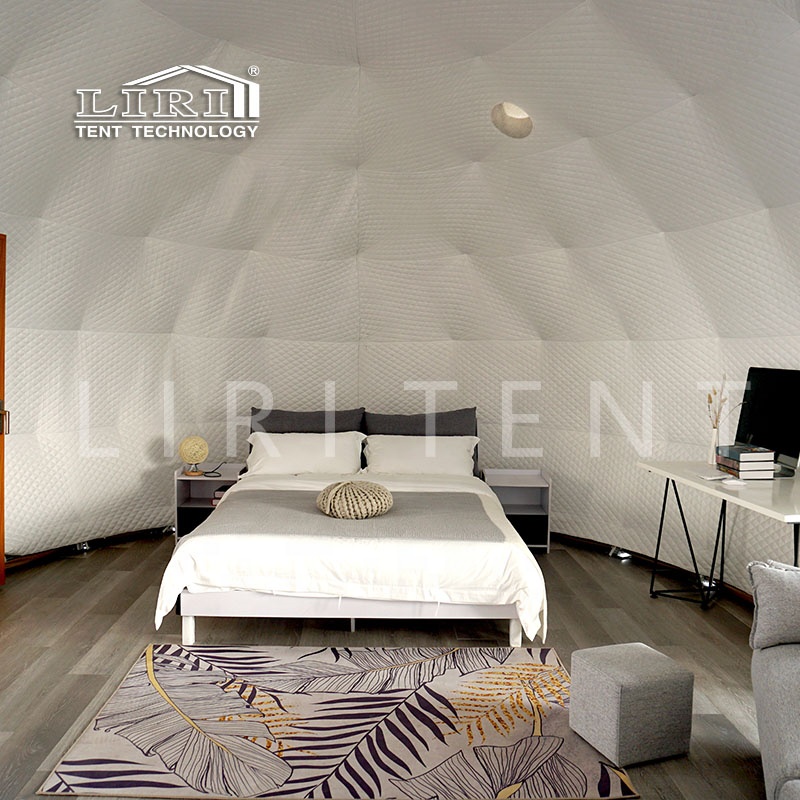 LIRI 7m Outdoor Half Oval Ball Glamping Dome Hotel Tent Price for Sale