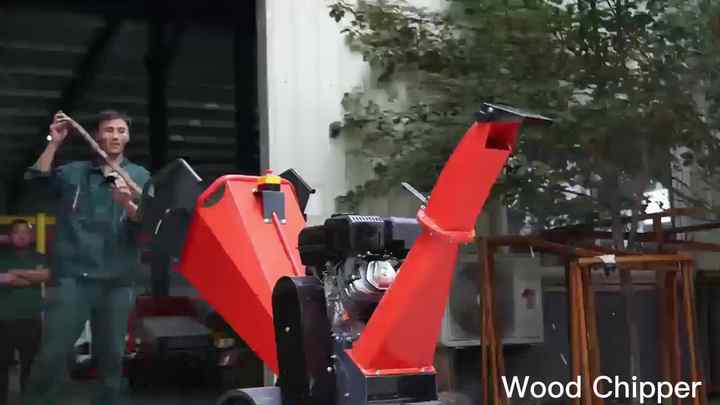 Diesel Tree Branch Shredder Machine - Efficient Wood Chipper