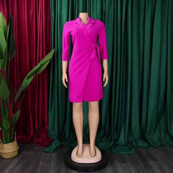 green emerald velvet dress Gediffwer Women's Elegant Long Sleeve A-Line Suit Dresses Business Work  Blazer Dress at Amazon Women's Clothing store main image 0