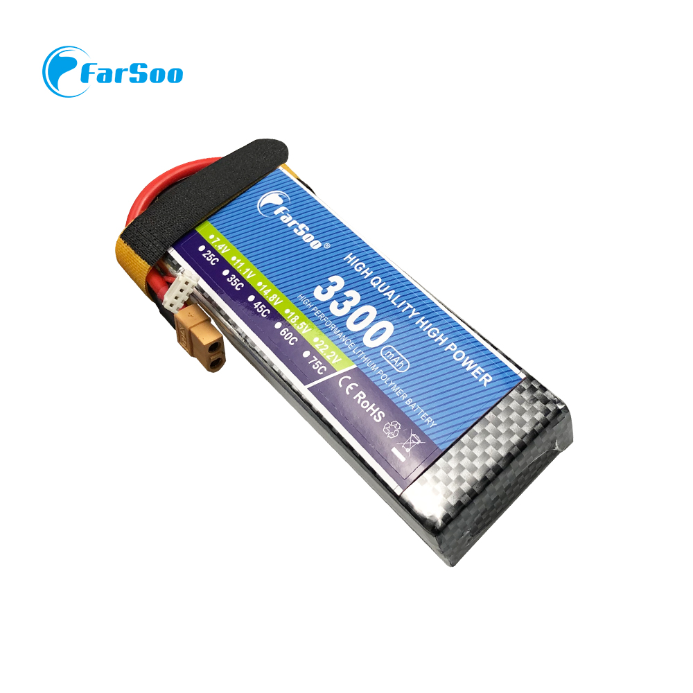 1v遥控脂肪电池3300毫安时3s 30c 40c 60c 100c 3s脂肪,用于遥控直升