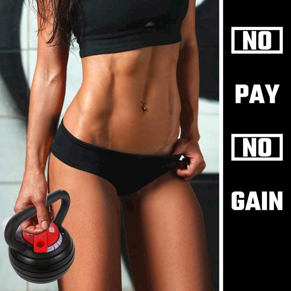 Регулируемый чайник с колокольчиком, 40 фунтов, набор для упражнений, экономия места, эргономичный, для домашнего тренажерного зала, тренировок