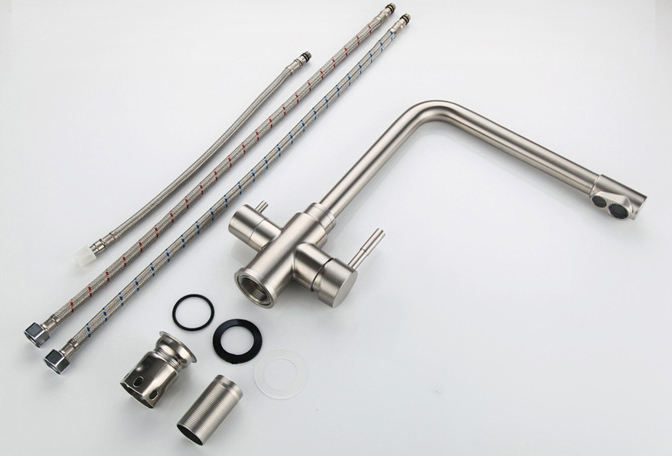 Kitchen Hot And Cold Stainless Steel Water Filter Faucet Tap