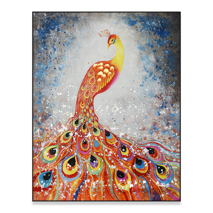 Картина павлин гончарова