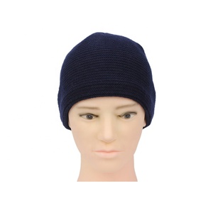 Soft black wool beanie with great texture Free domestic shipping