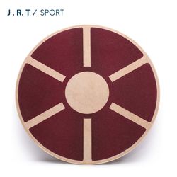 JRT Factory Custom Wooden Balance Board Cushion Non-Slip Board