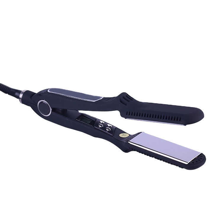 Частная этикетка ЖК-цифровой быстрый нагрев 1,5 ''Nano Titanium частная марка выпрямитель утюжок для волос, выпрямитель для волос