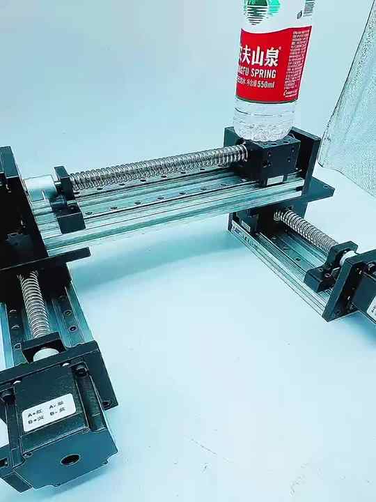 Gx80 Ball Screw Linear Slide Module Double Linear Rail Guide Electric ...