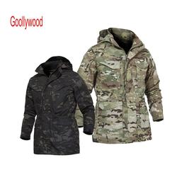 M65 Field Jacket Tactical Military Army Combat Jackets Outdoor Hoodie Coat Men Multi-pocket Waterproof Jackets