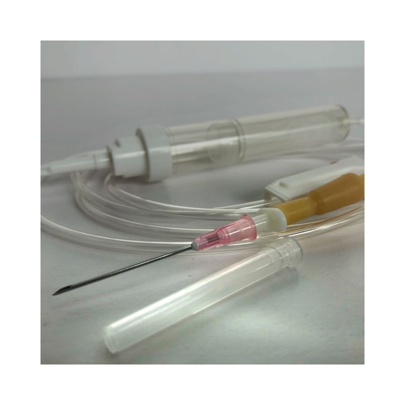 Manufacturer medical blood set for hospital blood transfusion administration giving set
