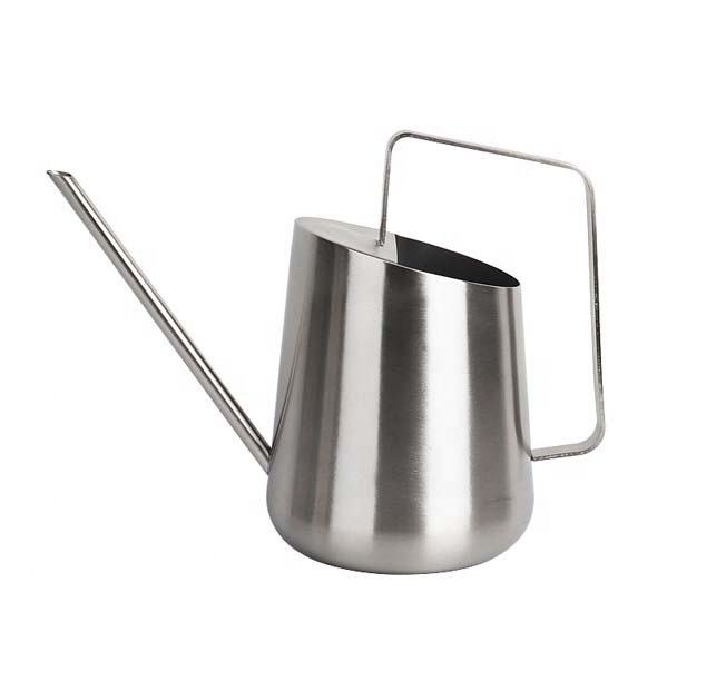 Esschert Design Stainless Steel Garden Vintage Watering Can Modern Style Small