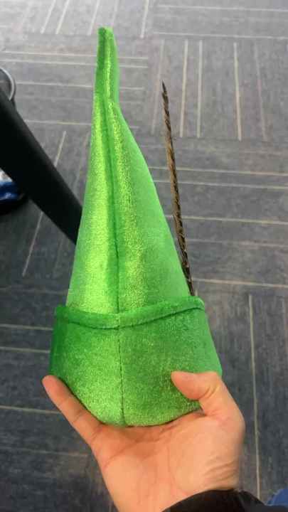 Cappello Da Re Dei Ladri Verde Con Piuma – Perfetto Per Carnevale E Feste In Costume!