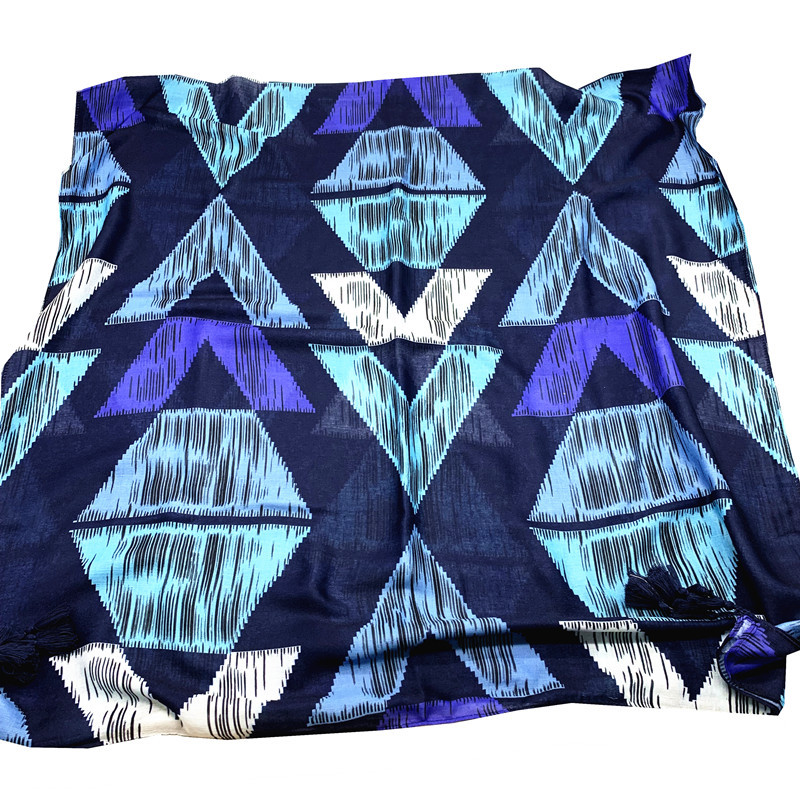 2019 весной новый печати шарф в шелковые шарфы для женщин стиль