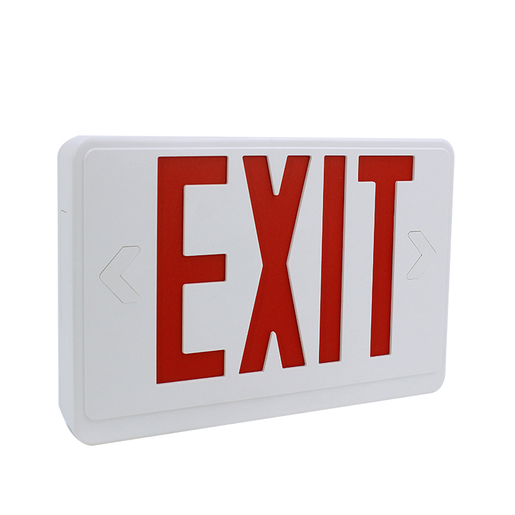 Дешевая цена, сертификат U L, Зеленая Стрела для рынка США и Канады, аварийный фонарь V, красный знак выхода